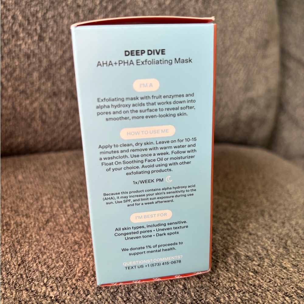 Bubble Deep Dive AHA+PHA Exfoliating Mask - New - Picture 3 of 5